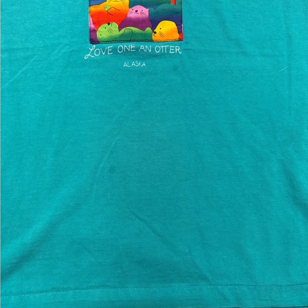 Vintage Otter Alaska Love One Another Shirt - Picture 3 of 6